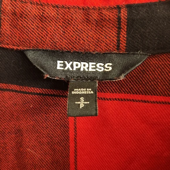 Express Button Down Shirt With Corset Detail - Picture 4 of 5